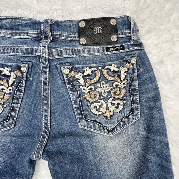 |•MISS ME•| Cuffed Capri Jeans Size 28 - Picture 6 of 16